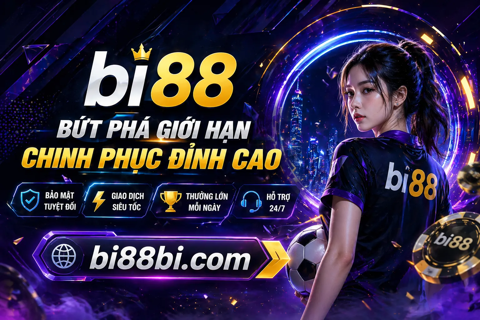 Sân vận động với ánh đèn rực rỡ và các môn thể thao đa dạng, biểu tượng cho cá cược thể thao tại Like88 nổ hũ